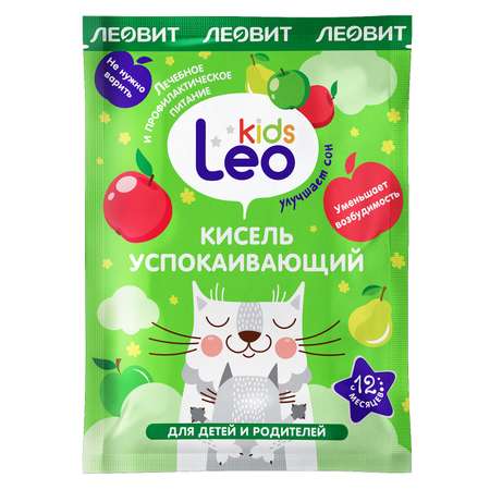 Кисель Леовит LeoKids успокаивающий 12г*5пакетов