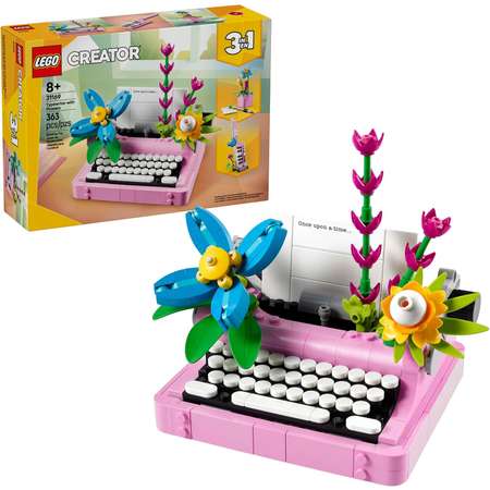 Конструктор LEGO Creator Пишущая машинка с цветами блочный