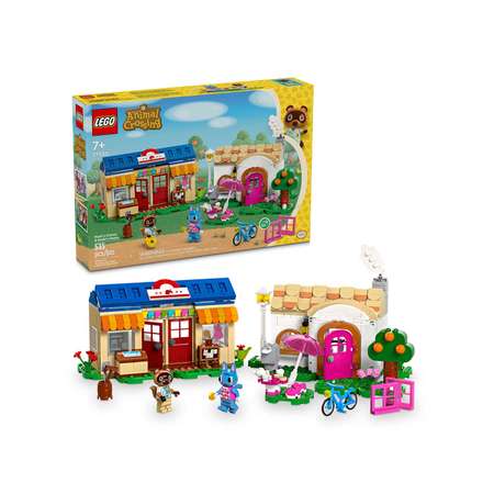 Конструктор LEGO Animal Crossing Уголок Нука и дом Рози 535 дет.