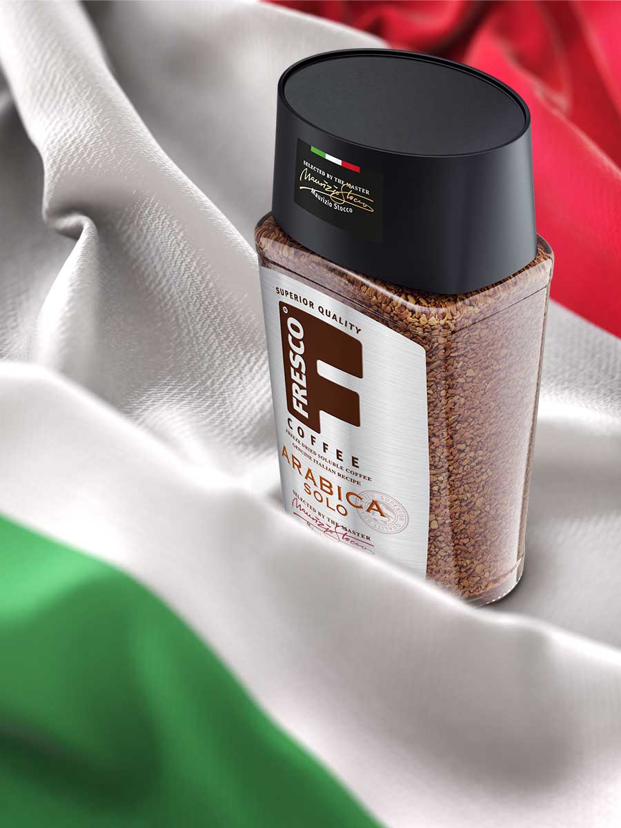 Кофе сублимированный FRESCO Arabica Solo 100 г стеклянная банка - фото 4