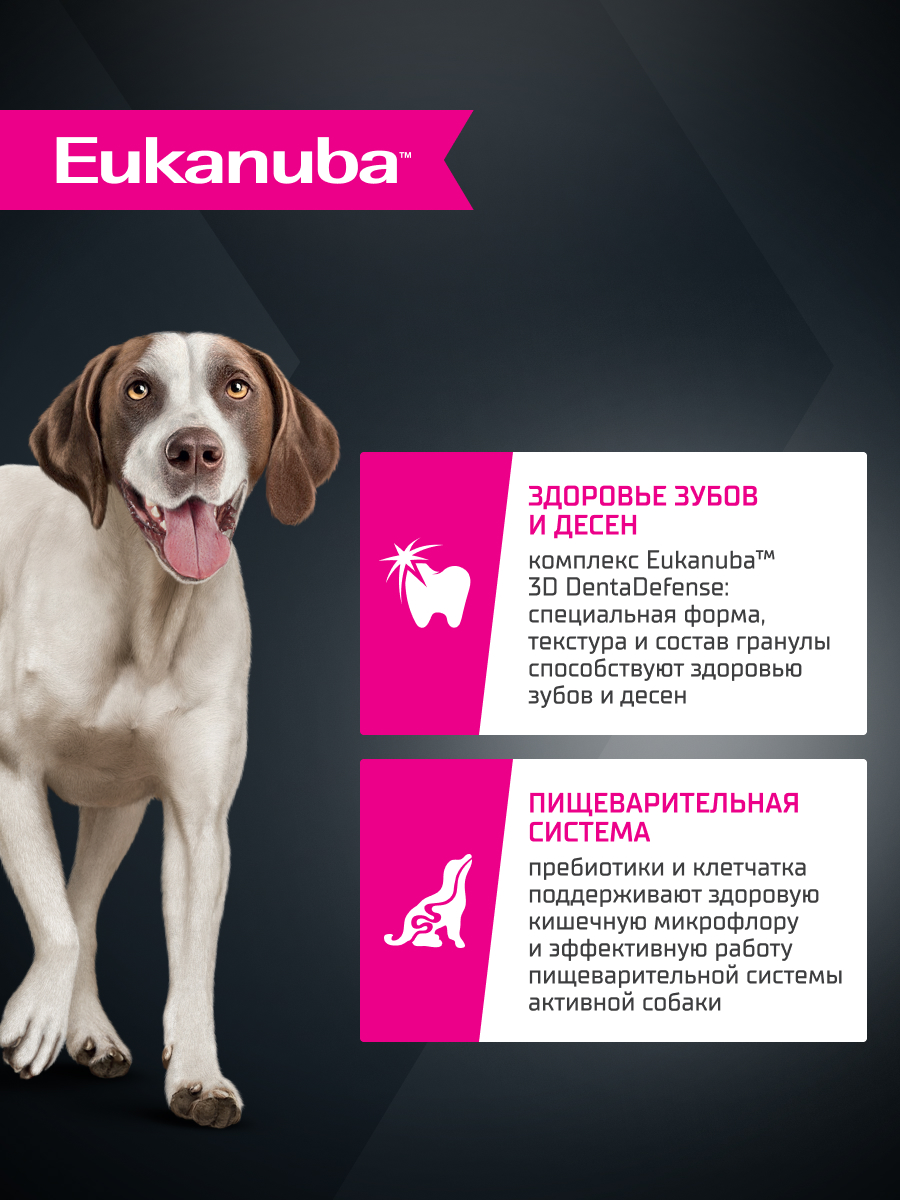 Корм для собак Eukanuba с ягненком сухой 3кг - фото 3