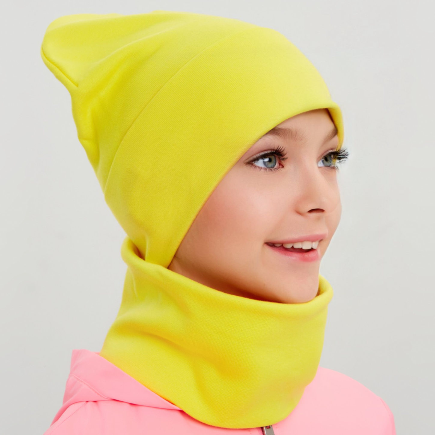 Шапка и снуд KUBRIO NYC-H-68-SPRotvG-yellow - фото 6