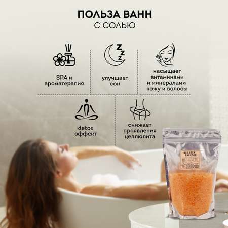 Соль для ванн ВСПЛЕСК ЭНЕРГИИ
