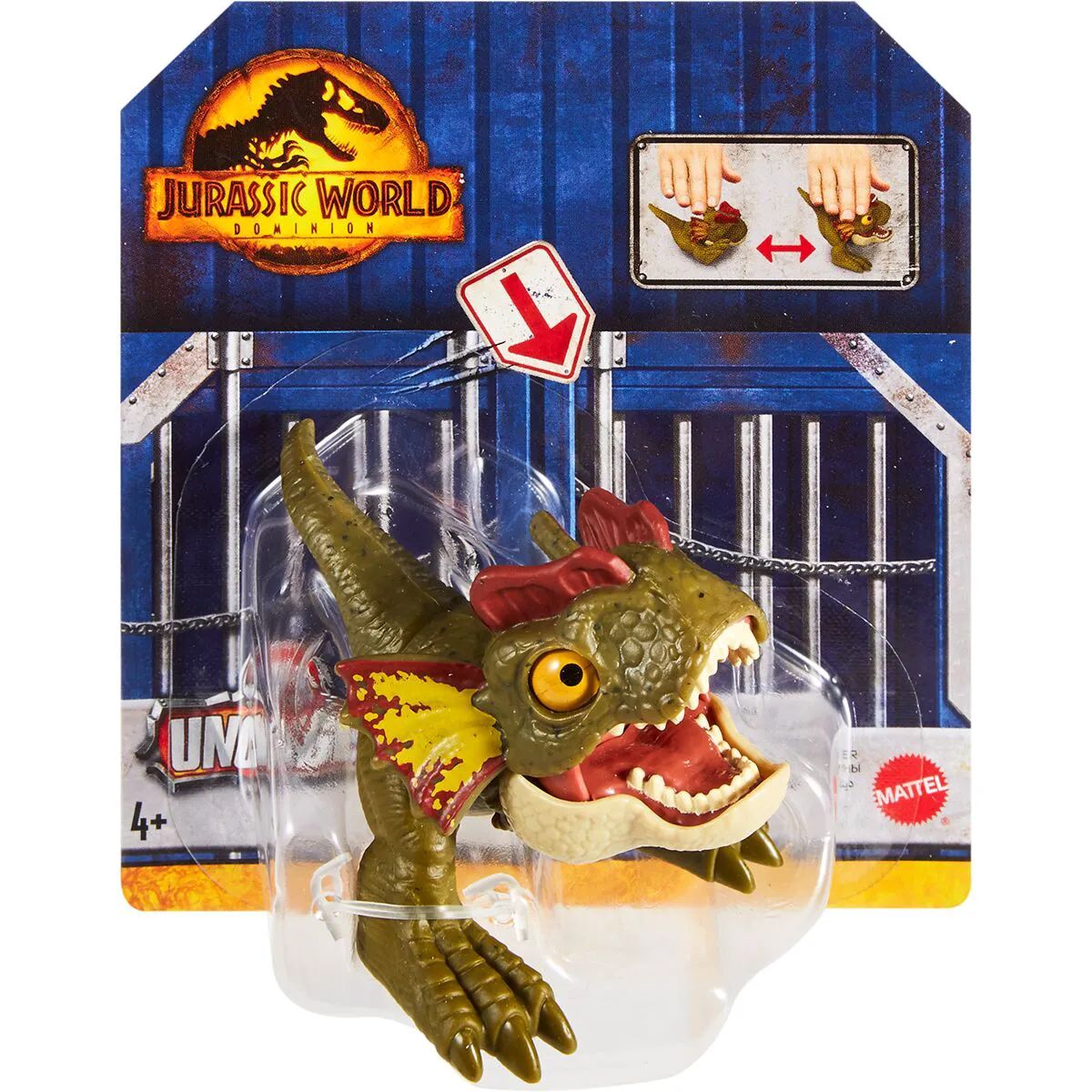 Фигурка Jurassic World Дилофозавр малый - фото 6