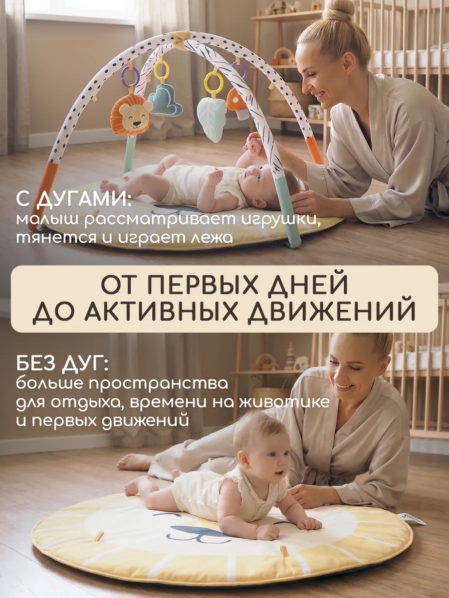 Детский складной коврик Miyoumi 180 x 200 см - фото 6