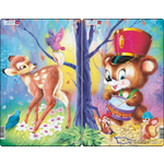 Пазл Larsen Милые животные 14 элементов классический