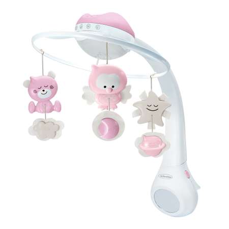 Мобиль INFANTINO 3 в 1 Музыкальный розовый