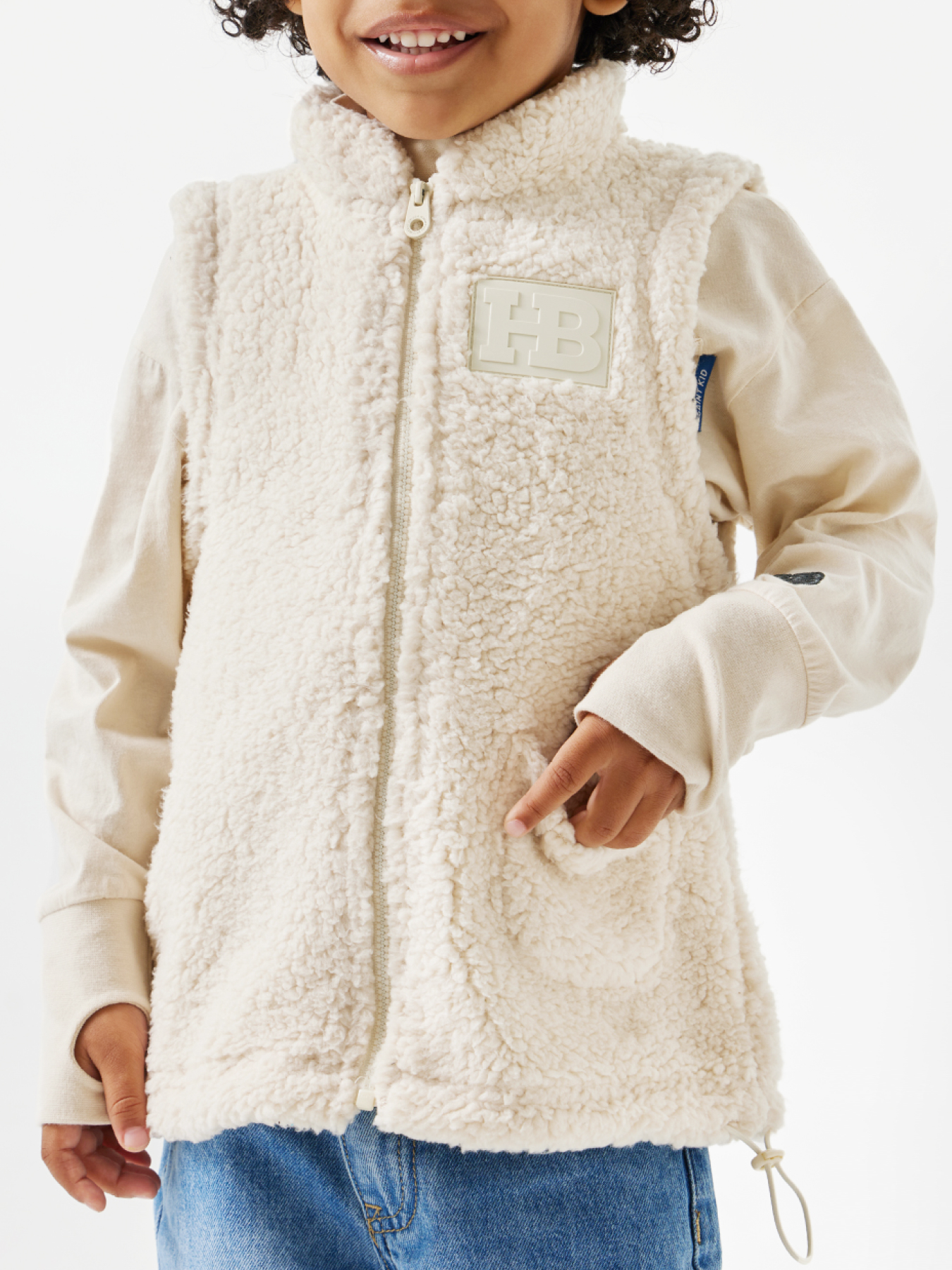 Жилет Happy Baby 89059_cream - фото 1