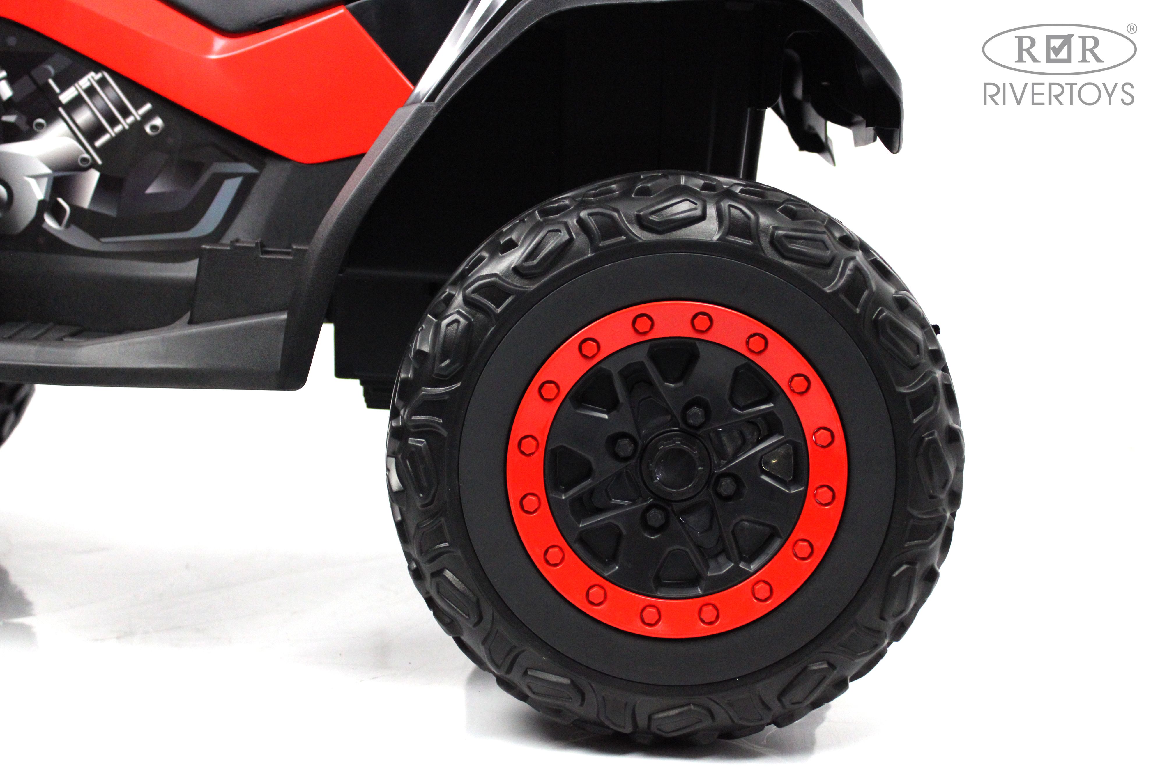 Квадроцикл RIVERTOYS T001TT-RED С пультом ДУ - фото 14