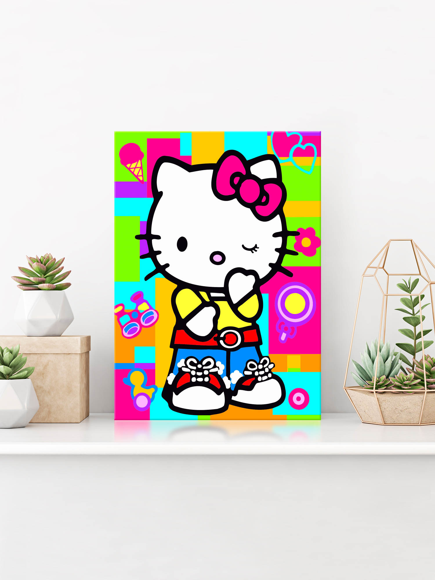 Картина по номерам Hobby Paint Модная хэллоу китти в ассортименте - фото 3