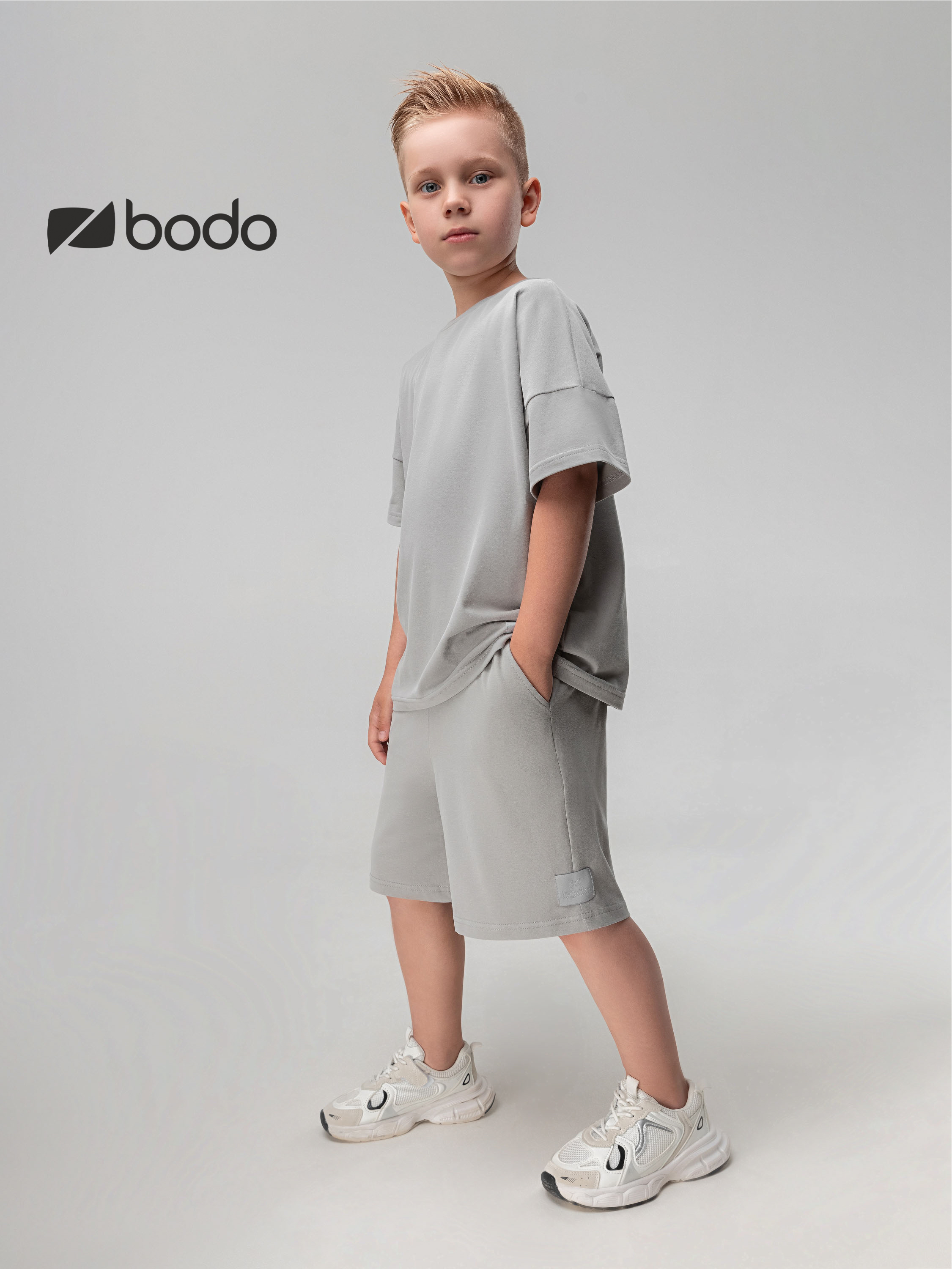Костюм Bodo 11-627MU_светло-серый - фото 4