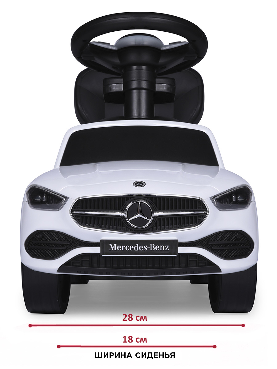 Пушкар BabyCare Mercedes-Benz AMG C63 Coupe белый - фото 9