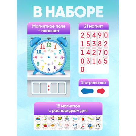 Настольная игра El BascoKids Учим время
