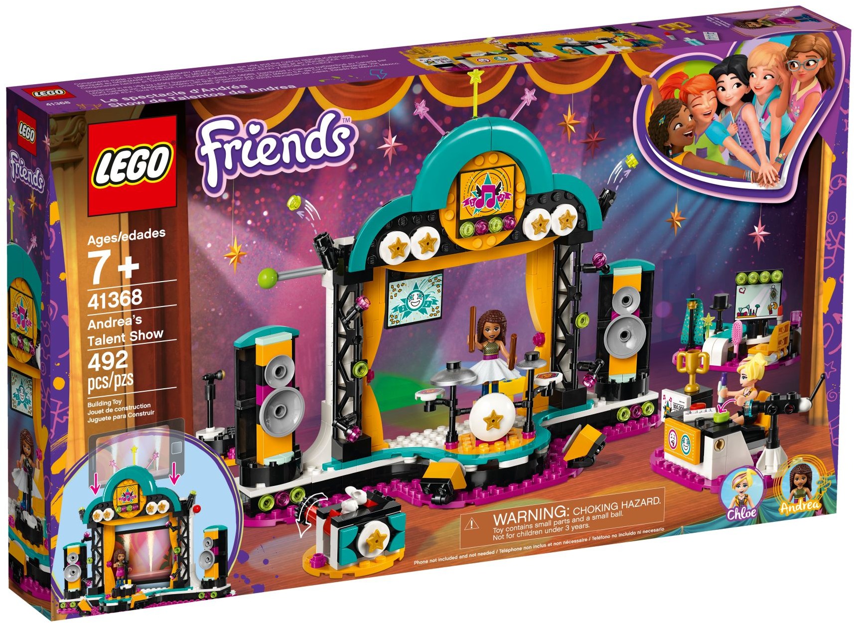 Изображение товара Конструктор LEGO Friends Шоу талантов 41368 - 363 детали