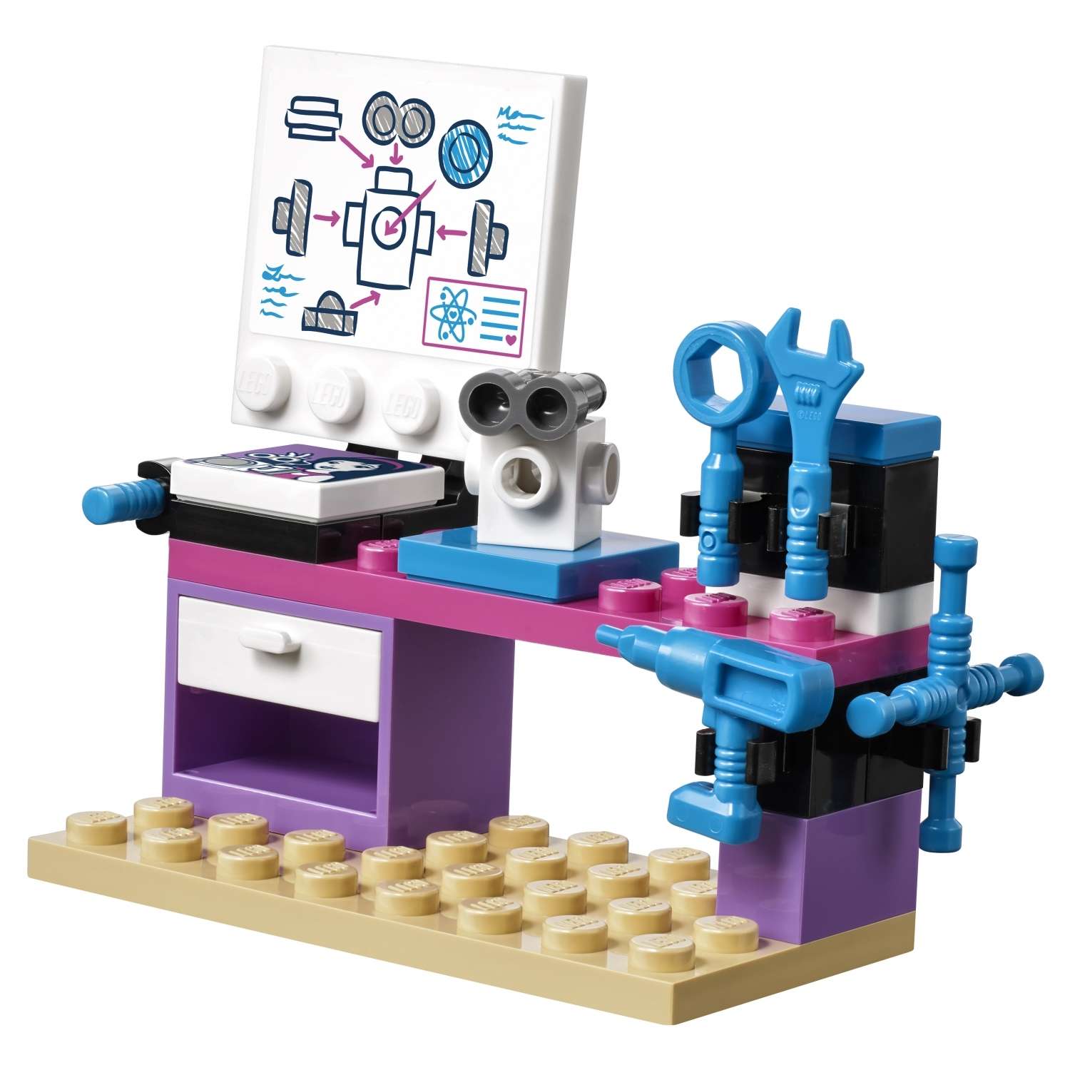 Конструктор LEGO Friends Творческая лаборатория Оливии блочный - фото 8