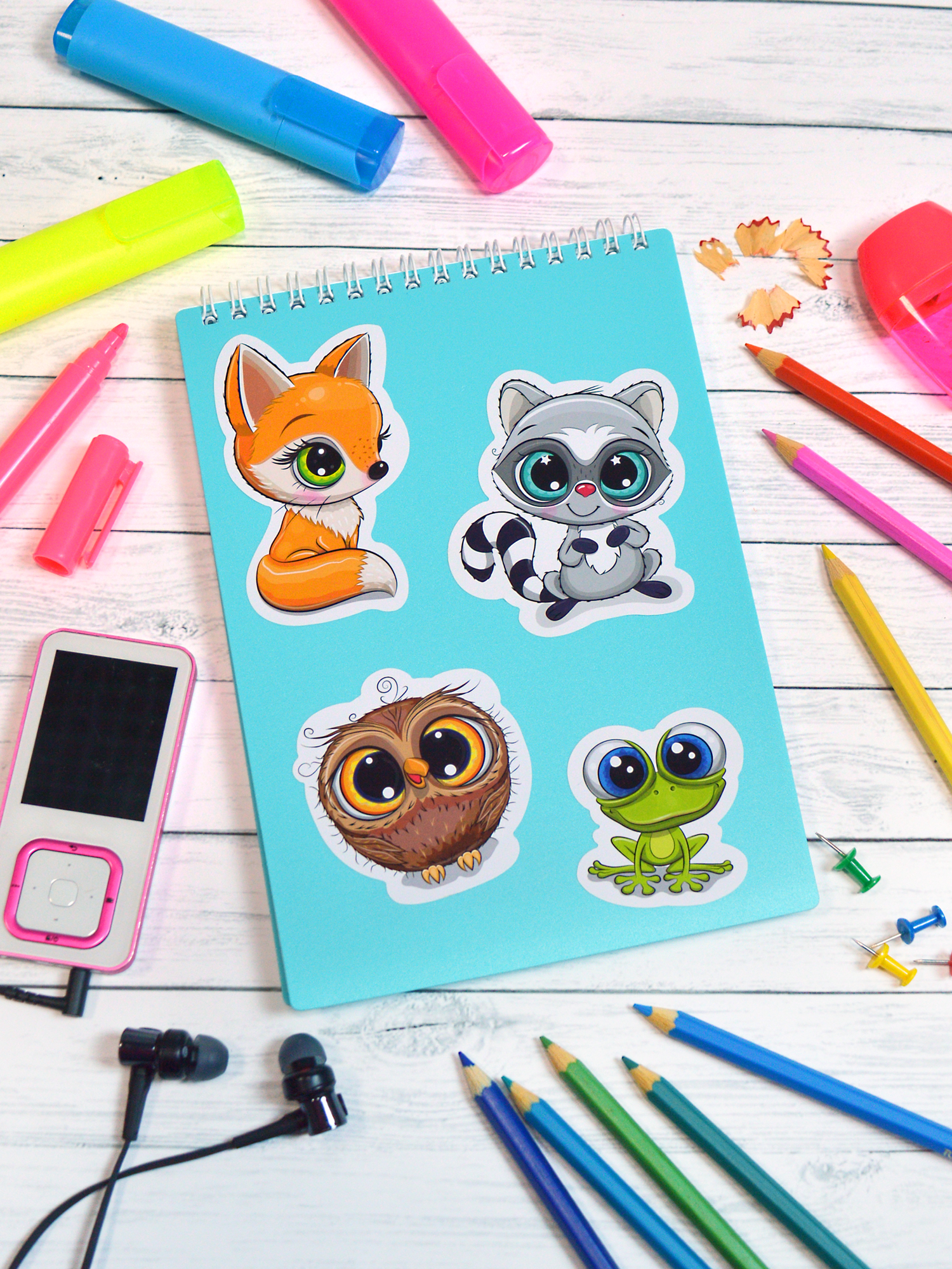 Декоративные наклейки Дрофа-Медиа Лесные зверюшки 4234 - фото 8