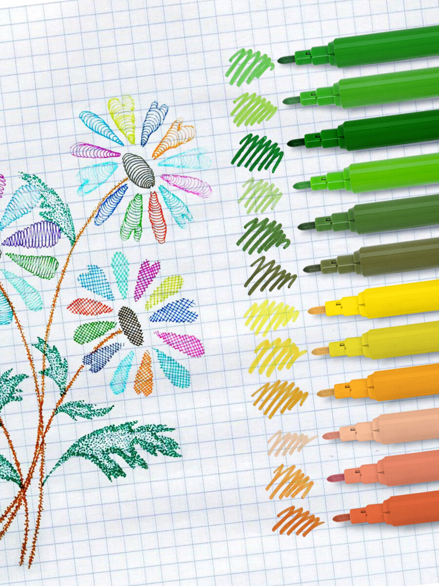 Фломастеры Brauberg 36 цв. - фото 3