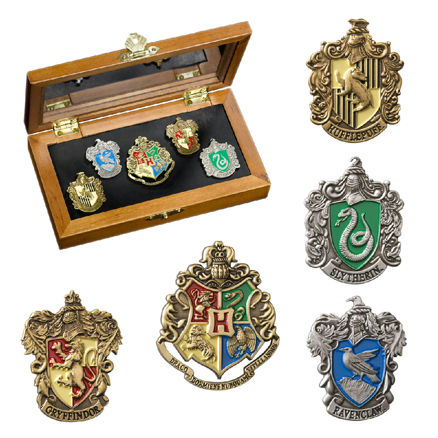 Значок Harry Potter Гербы 5 шт. - фото 2