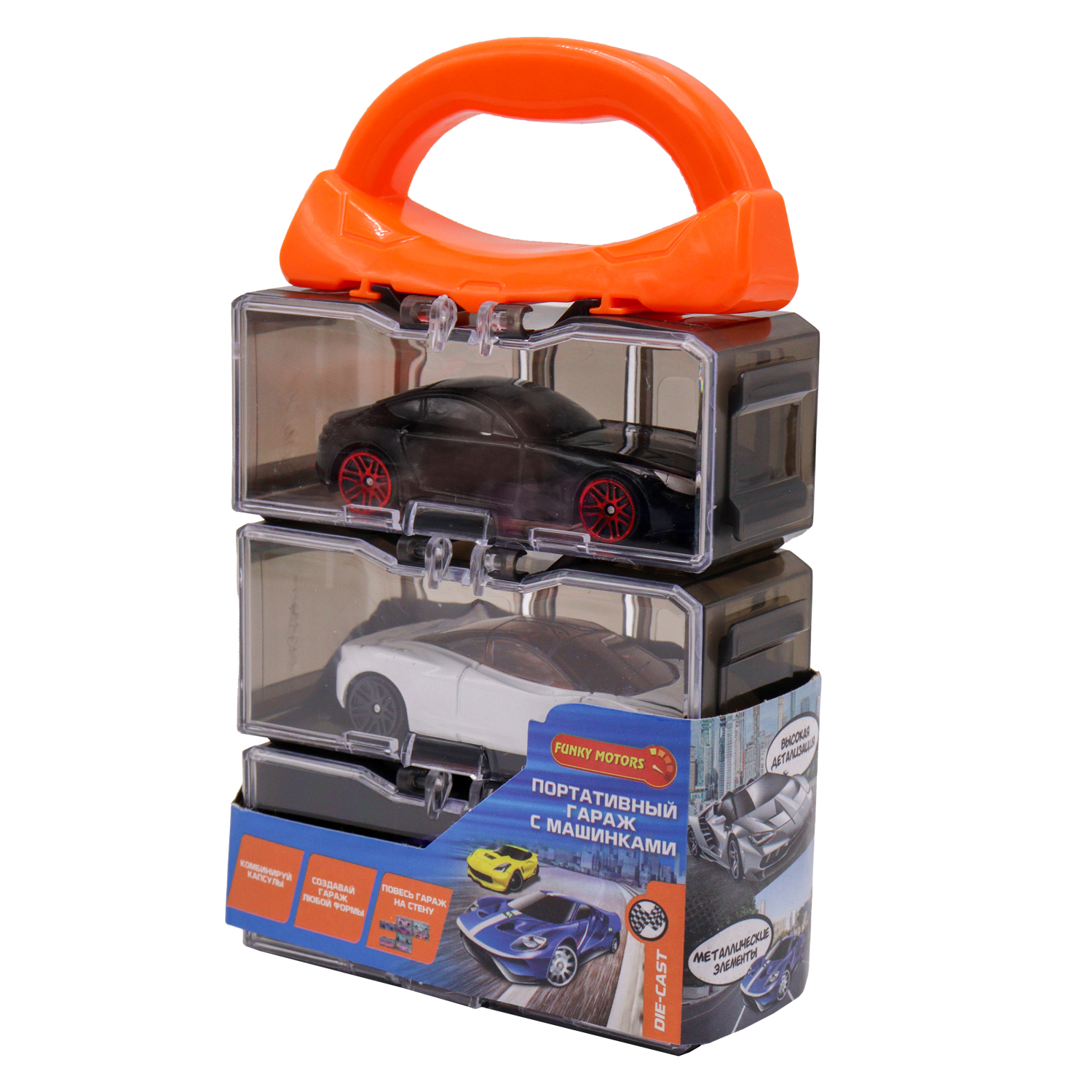 Игровой набор Funky Toys машинок 1:64 FT0726560 - фото 3