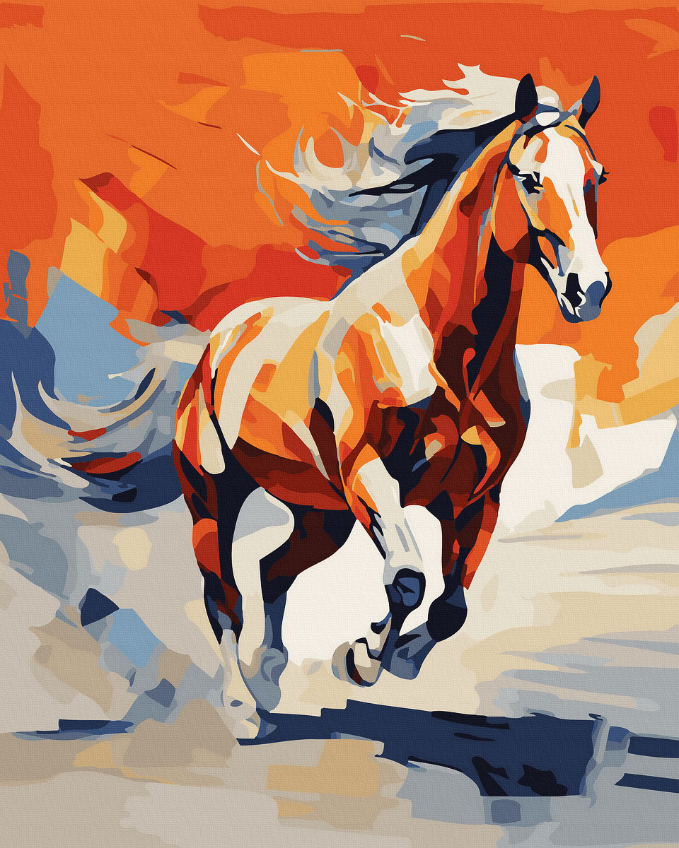 Картина по номерам Magic 4 Hobby Конь - фото 1