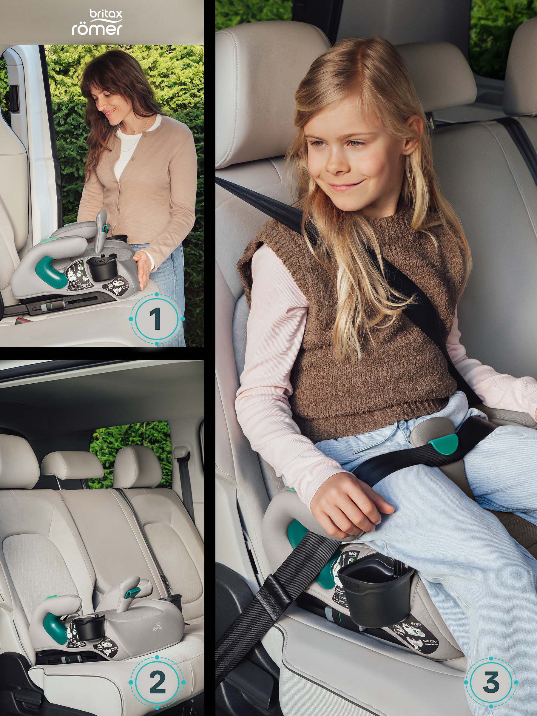 Автокресло Britax Roemer TRAVELFIX для детей 135-150 см Isofix 3 (22-36 кг) бежевый - фото 13
