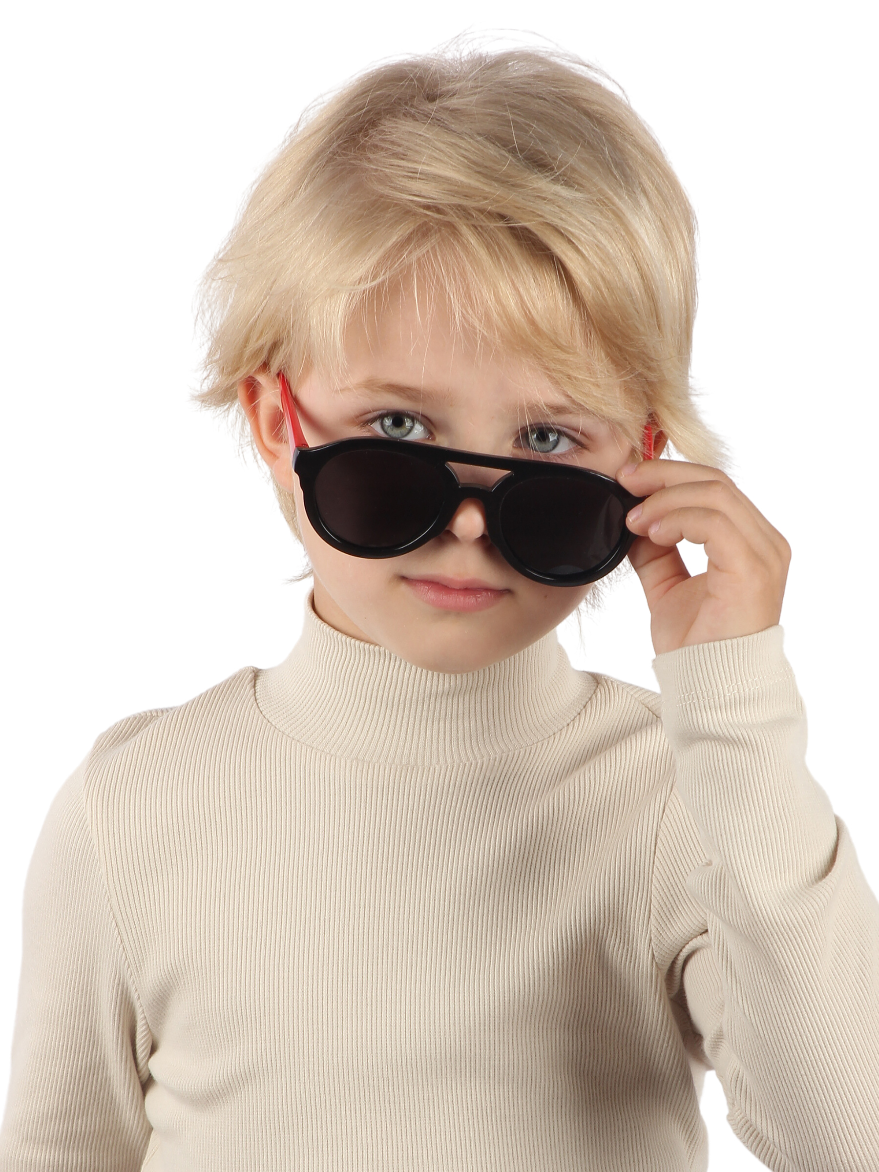 Очки солнцезащитные Little Mania LUDT044-BKREBK - фото 3