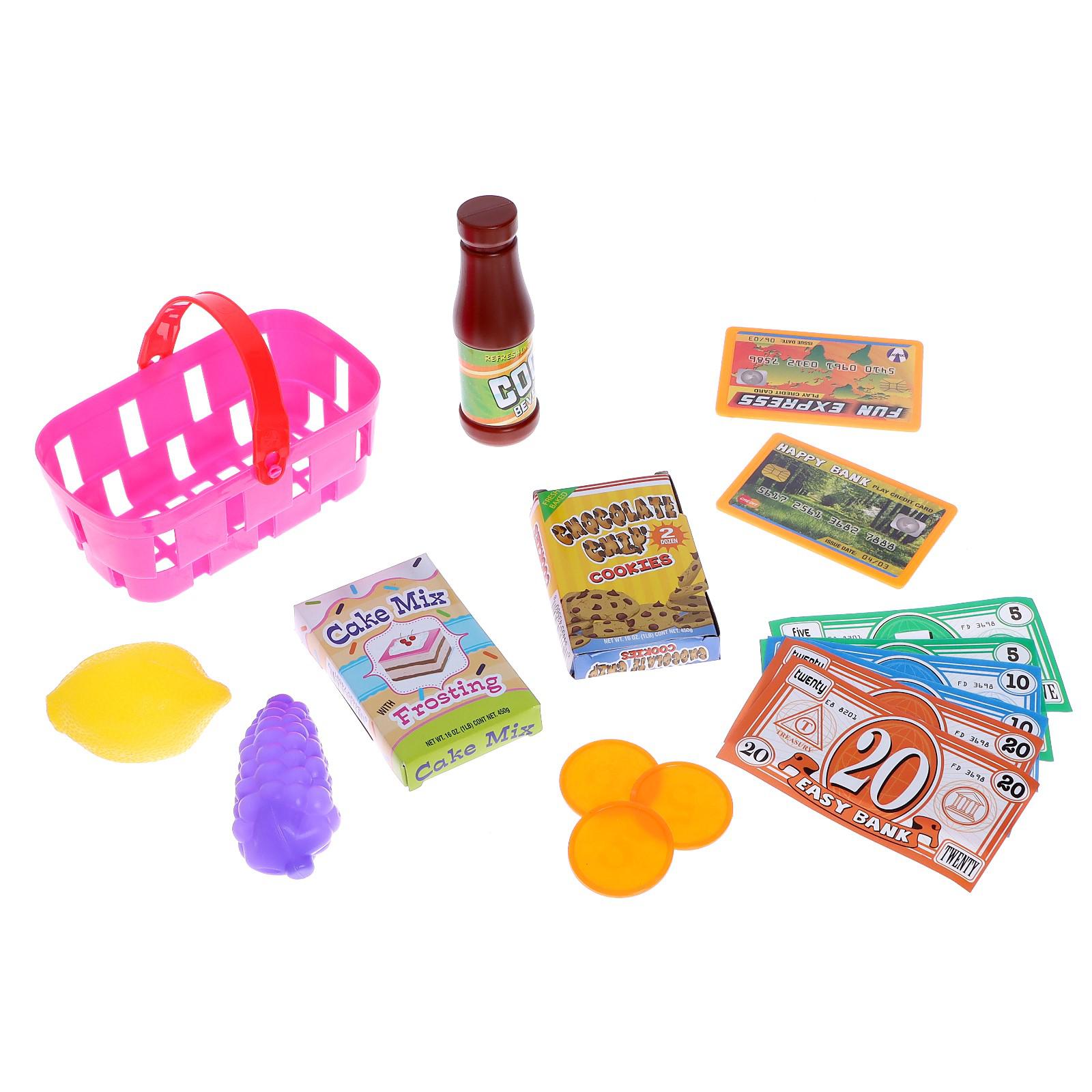 Игровой набор Sima-Land касса, продукты - фото 4