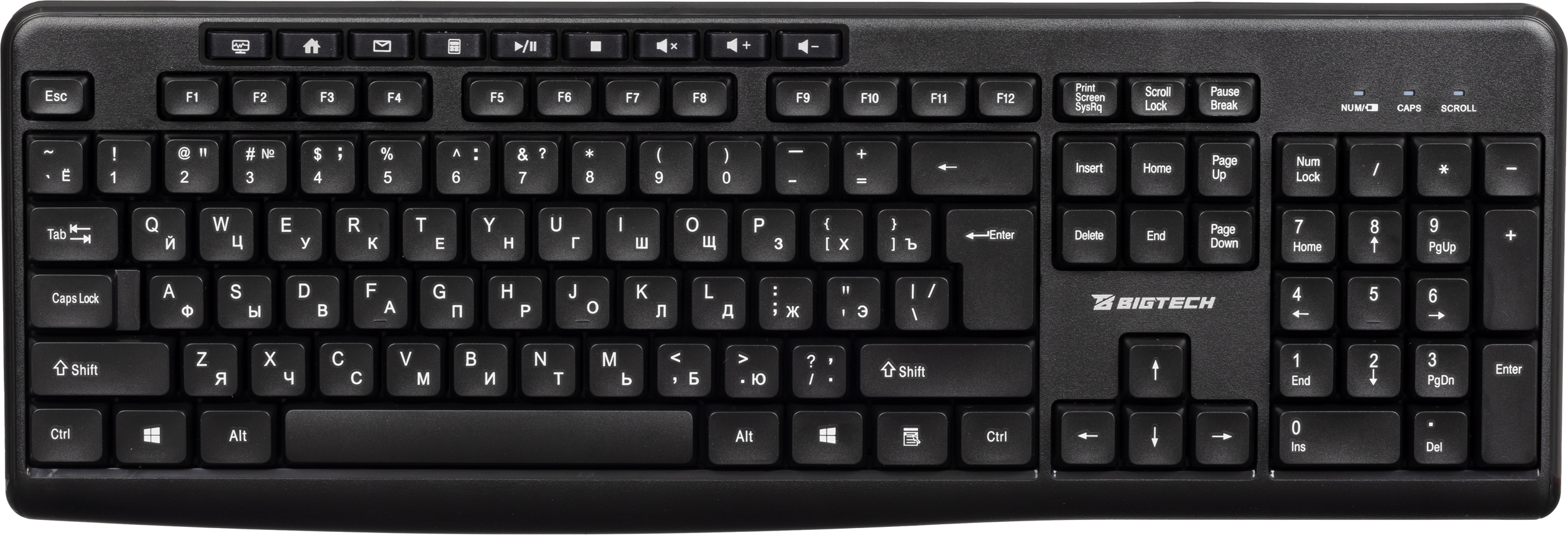 Клавиатура Bigtech BM-KW270BK - фото 4