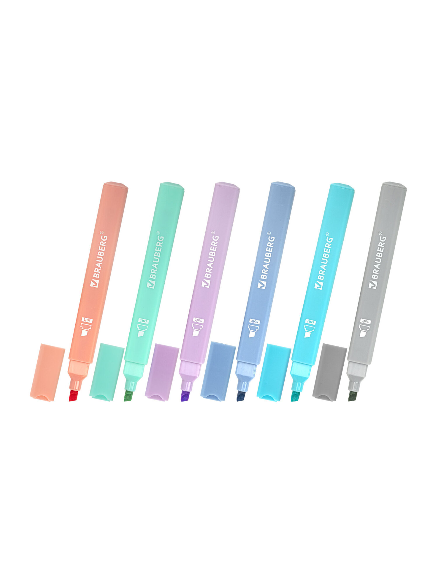 Текстовыделители Brauberg 6 шт. - фото 10