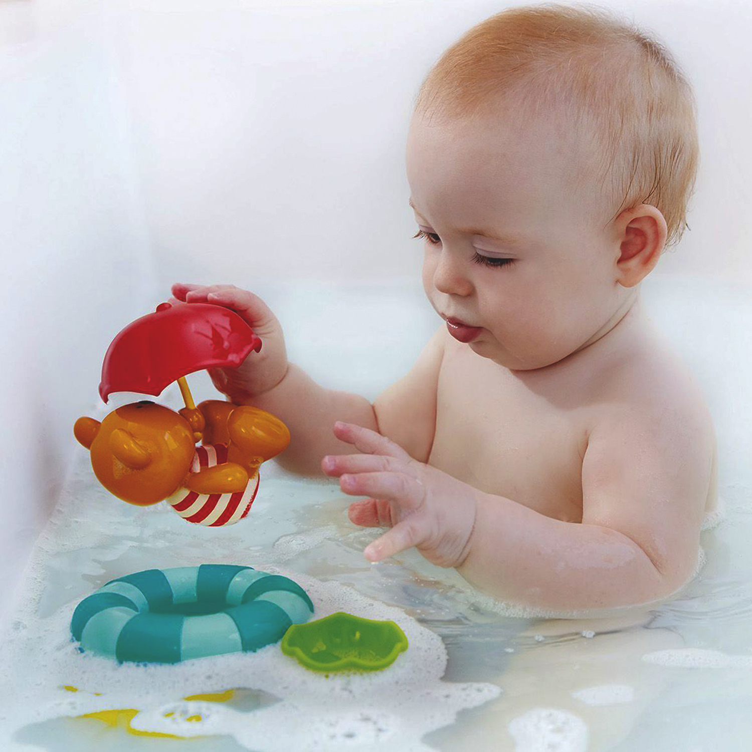 Игрушка Hape Мишка с зонтами - фото 1