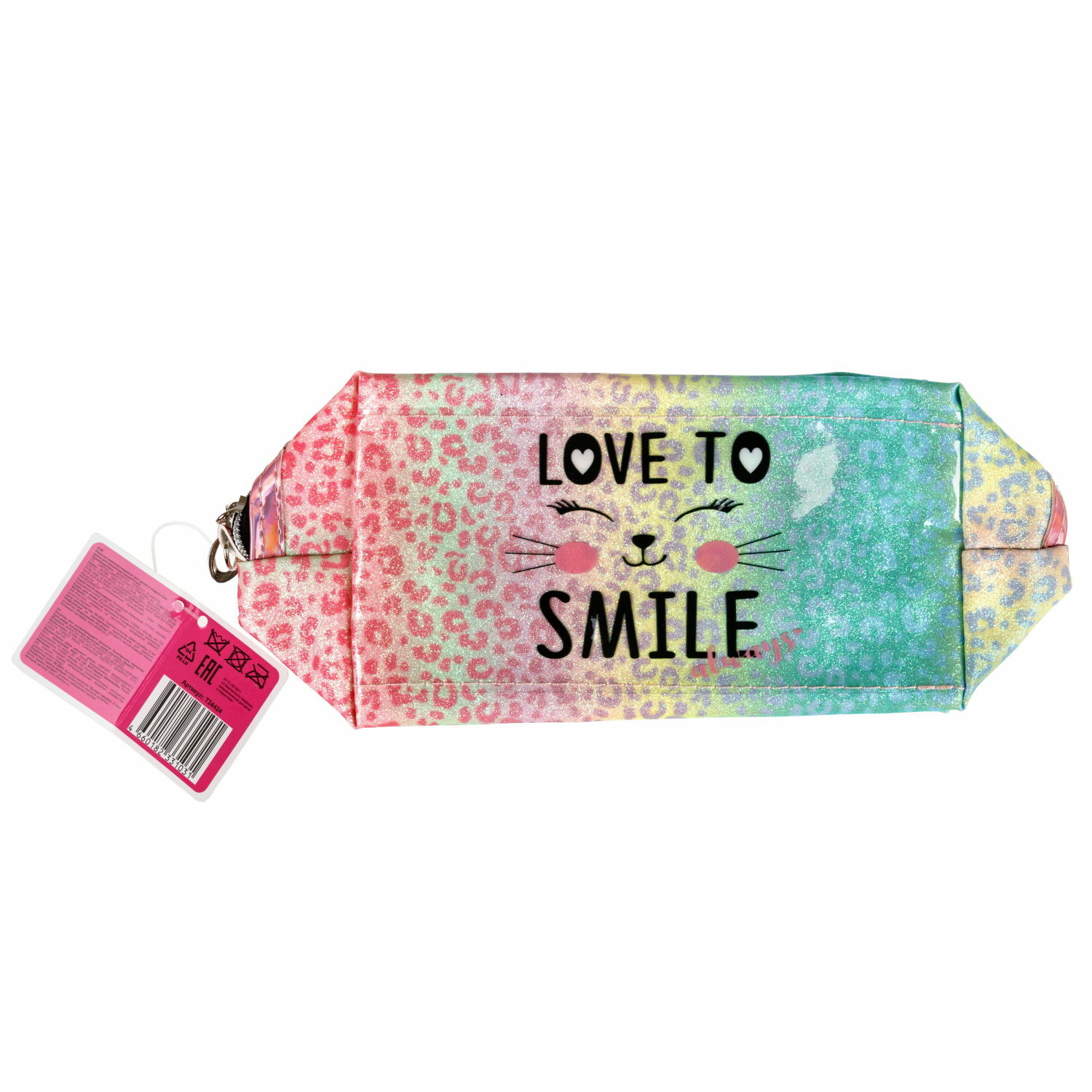 Пенал-косметичка LUKKY Love to Smile глянцевая - фото 6