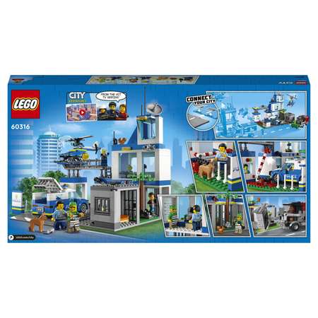 Конструктор LEGO City Police Полицейский участок блочный