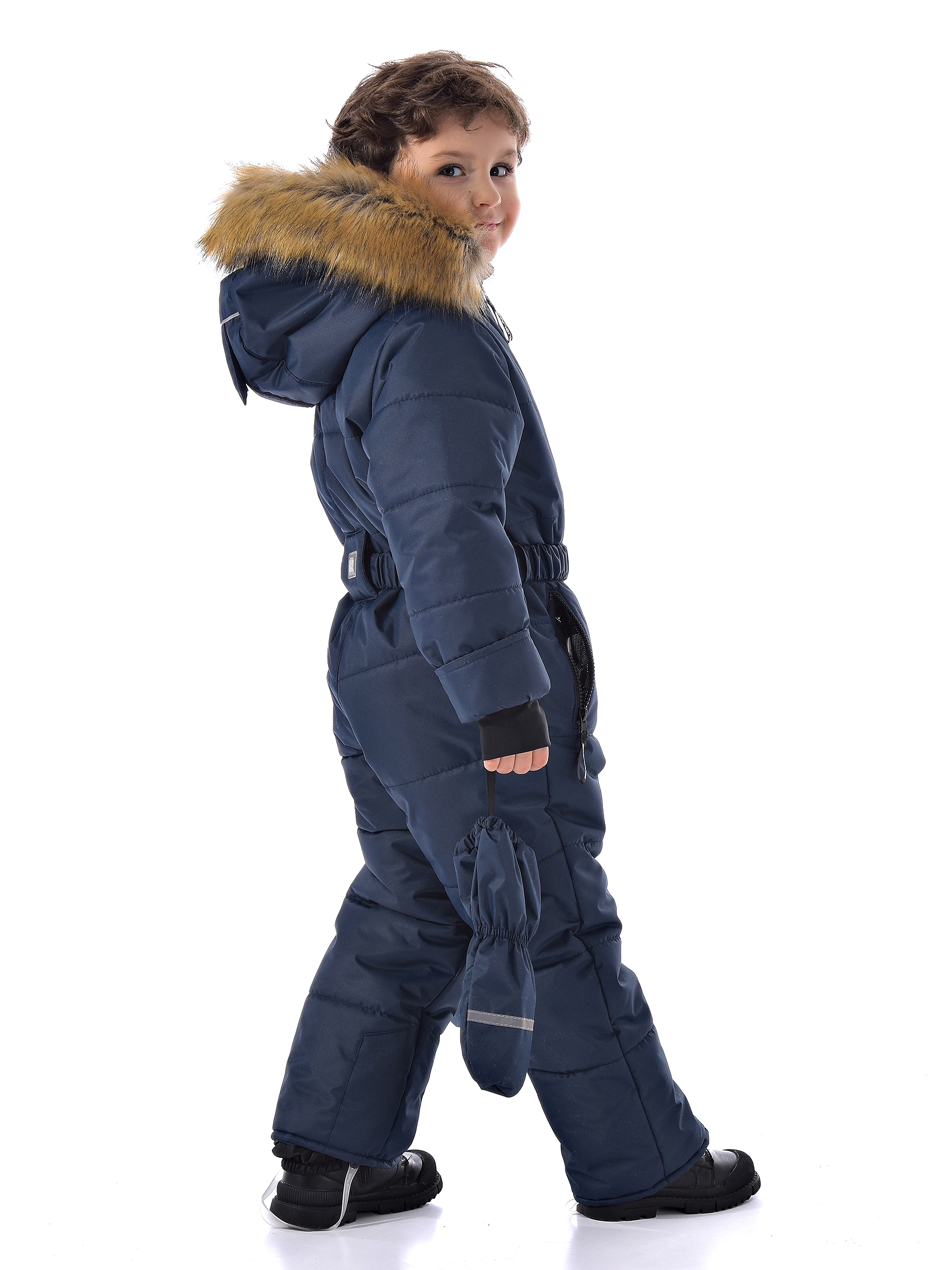 Комбинезон Rusland мз-комбинезон-31-22-глория-т.синий 116-140 - фото 2