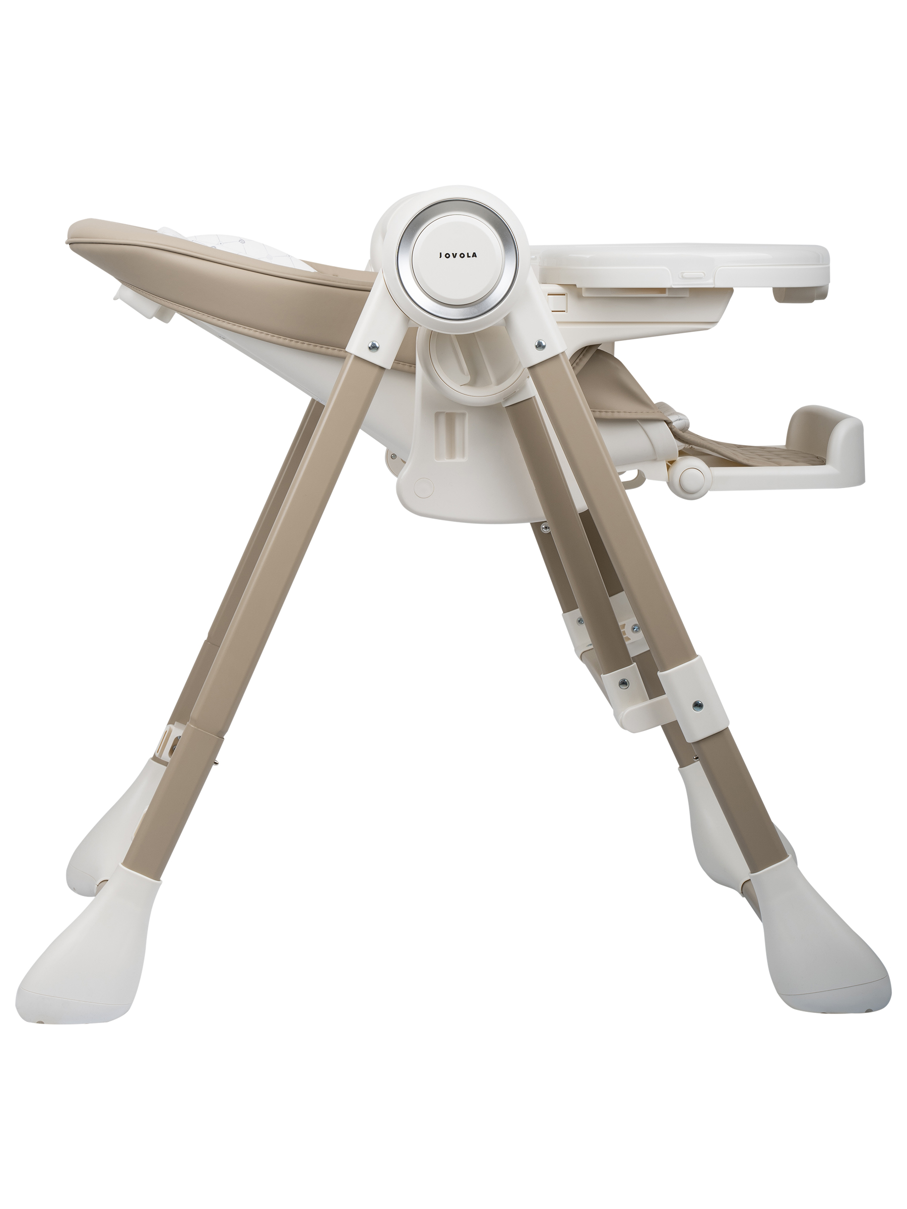 Стульчик для кормления JOVOLA Muza с функцией электрокачели серый - фото 14