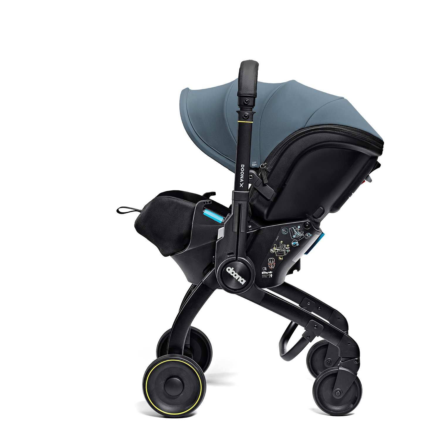 Автокресло Doona X Ocean Blue Isofix 0 (0 -13 кг) - фото 20