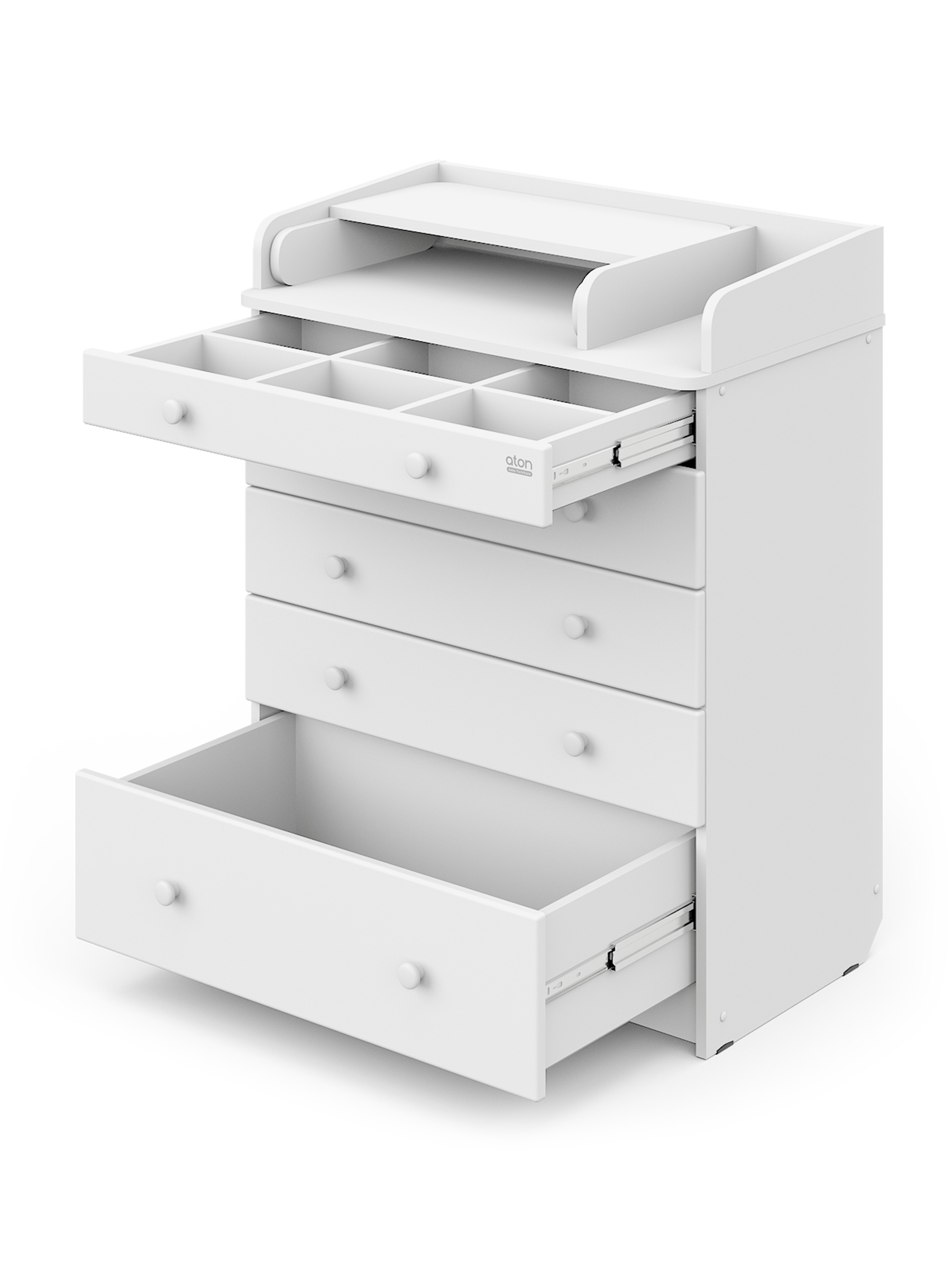 Комод пеленальный Aton Maks белая аляска белый - фото 7