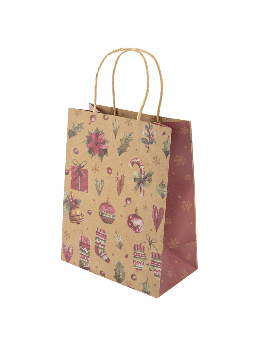 Пакет новогодний подарочный Золотая сказка набор 10 штук Новогодние Штучки - фото 2