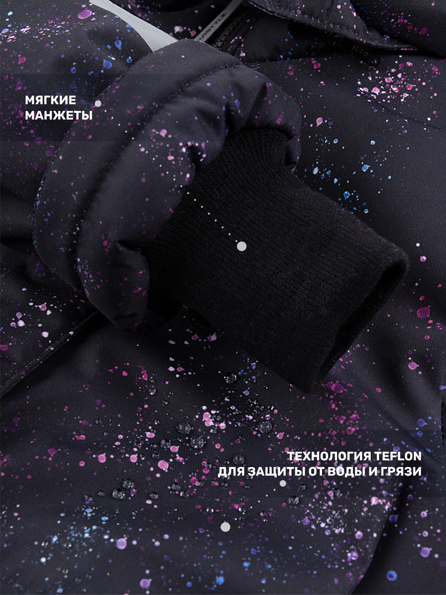 Комбинезон NIKASTYLE 8з5624 черный/фуксия - фото 12