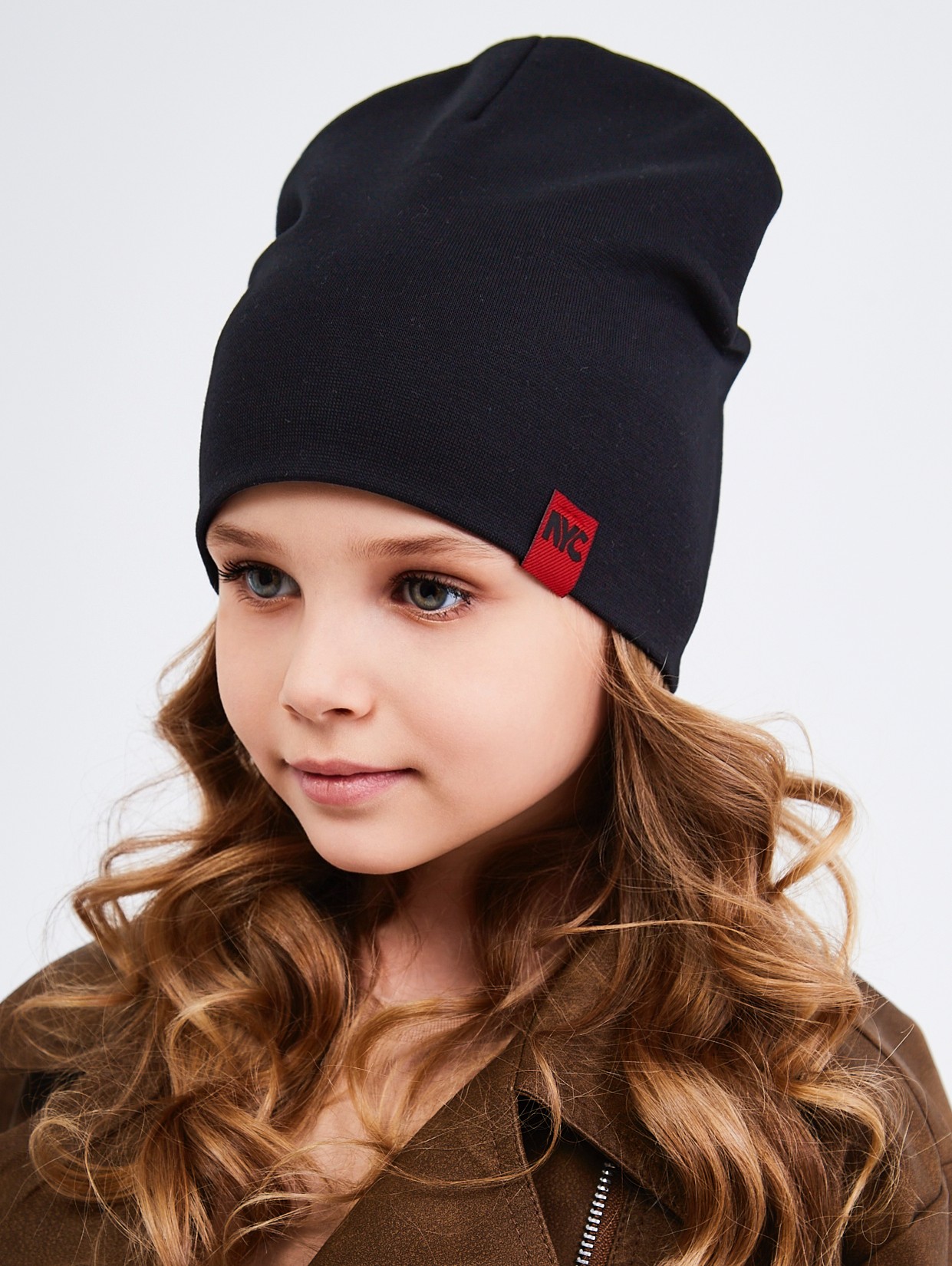 Шапка NYCkids NYC-H-067-plainG-black - фото 1