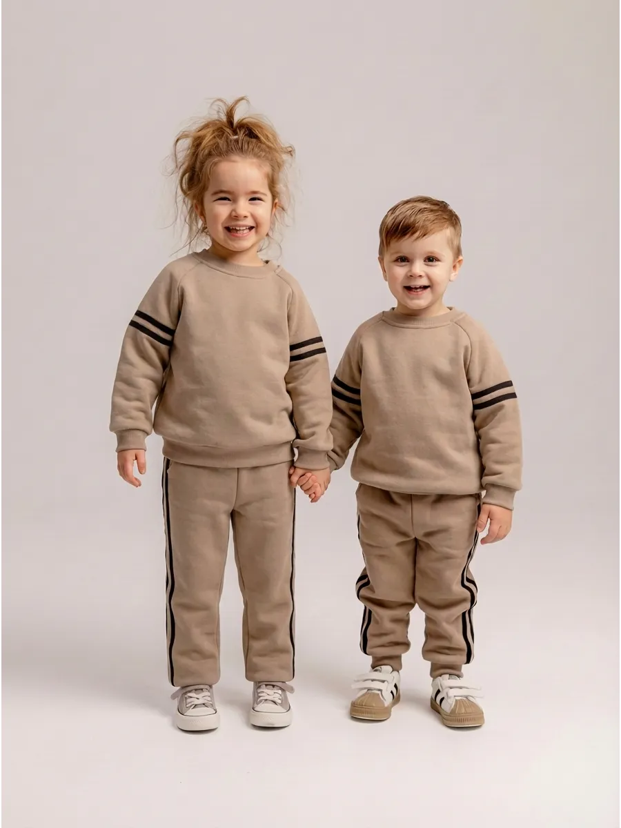 Спортивный костюм BabyDreams KS10/бежевый костюм спортивный - фото 2