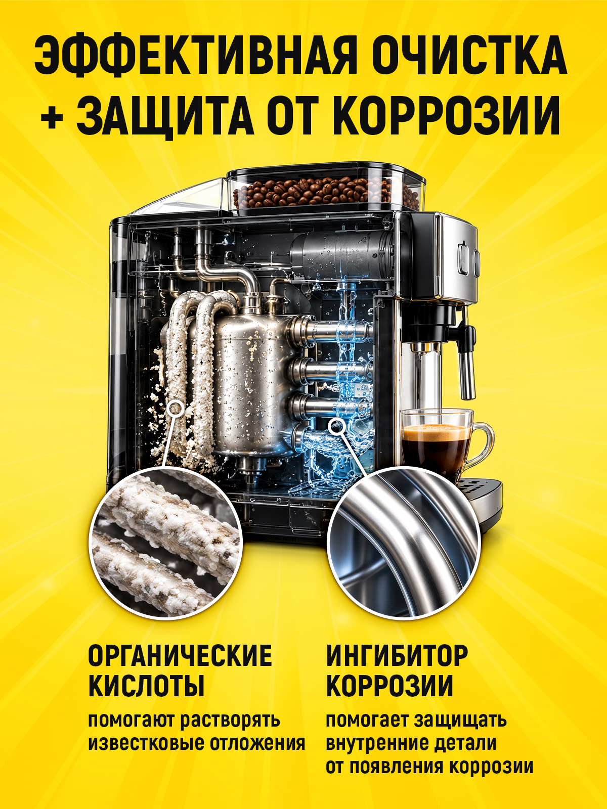 Средство для бытовой техники WALNUT 1000 мл от накипи - фото 8