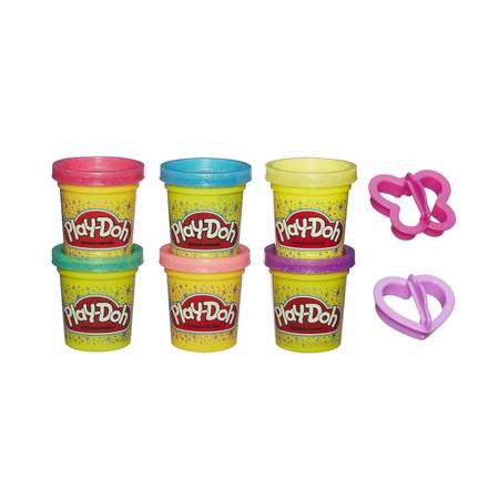Пластилин Play-Doh Блестящая коллекция