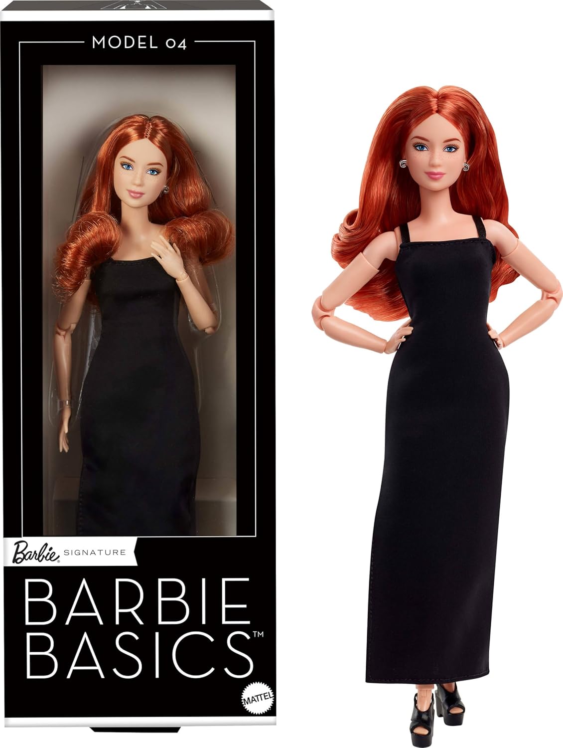 Кукла модельная Barbie Basics 4 высота 29 см JBH74 - фото 1