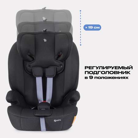 Автокресло Rant Basic ZY27F Apex Isofix 1/2/3 (9-36 кг) серый