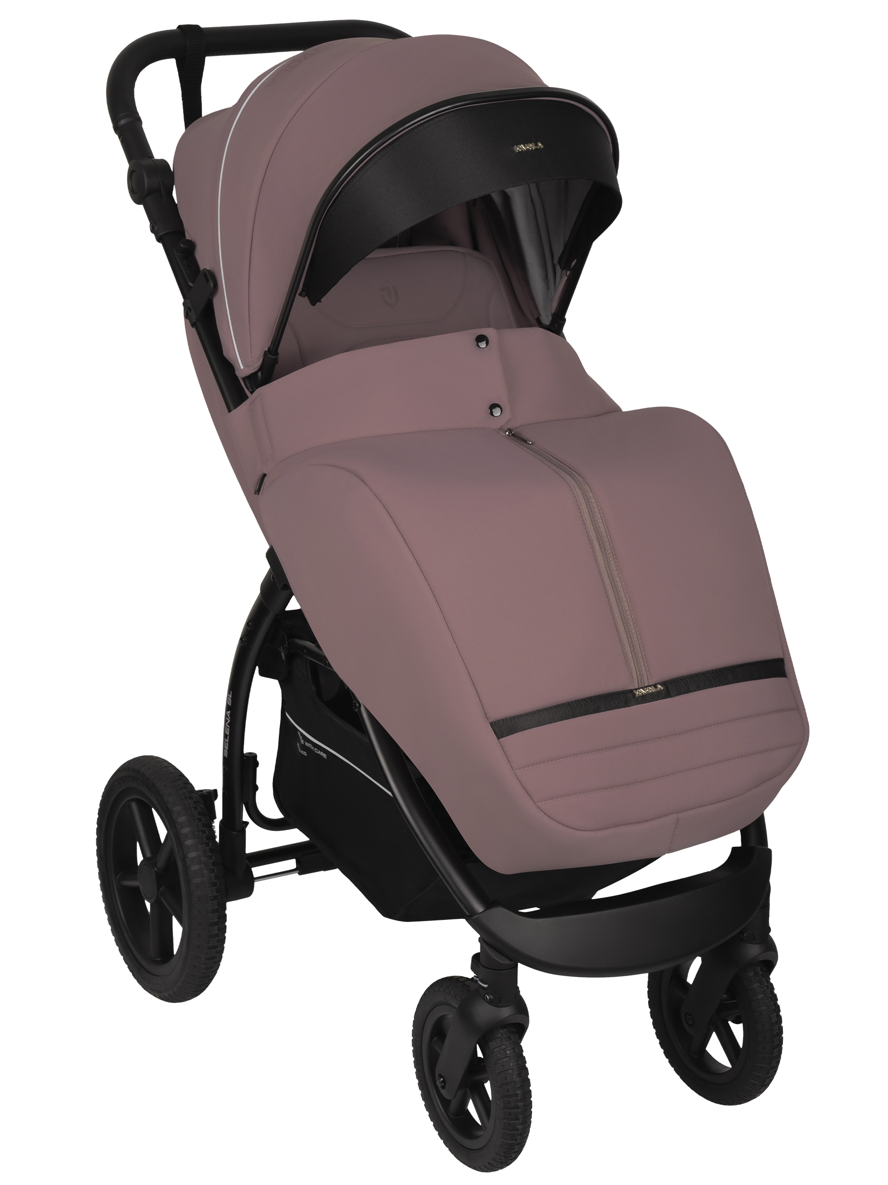 Коляска прогулочная JOVOLA Selena SL, розовый - фото 15