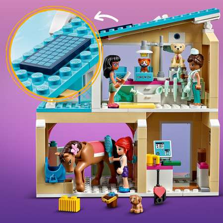 Конструктор LEGO Friends Ветеринария Хартлейк-Сити блочный