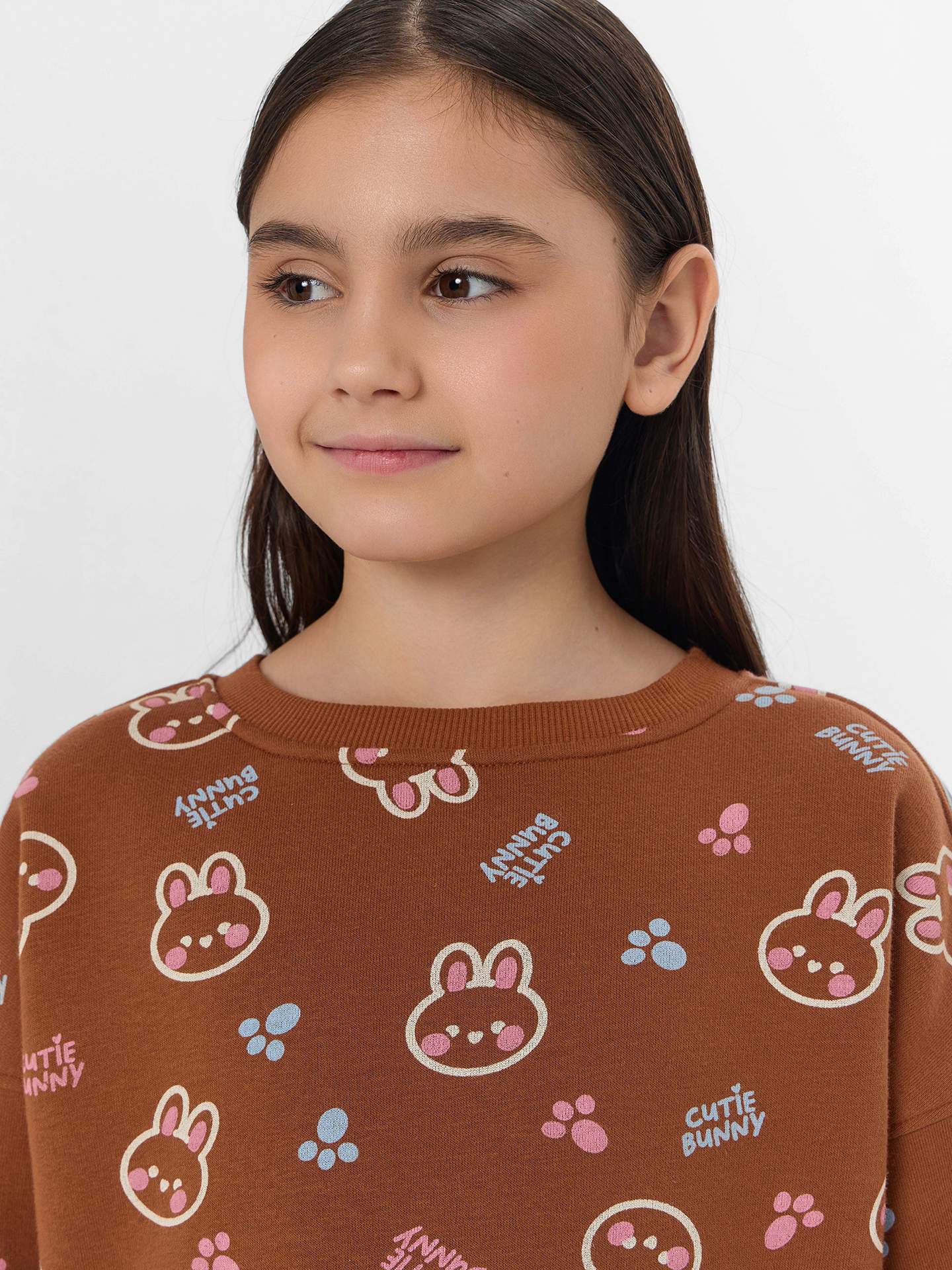 Свитшот Mark Formelle (Марк Формэль) 127978/кролики на карамельном - фото 5