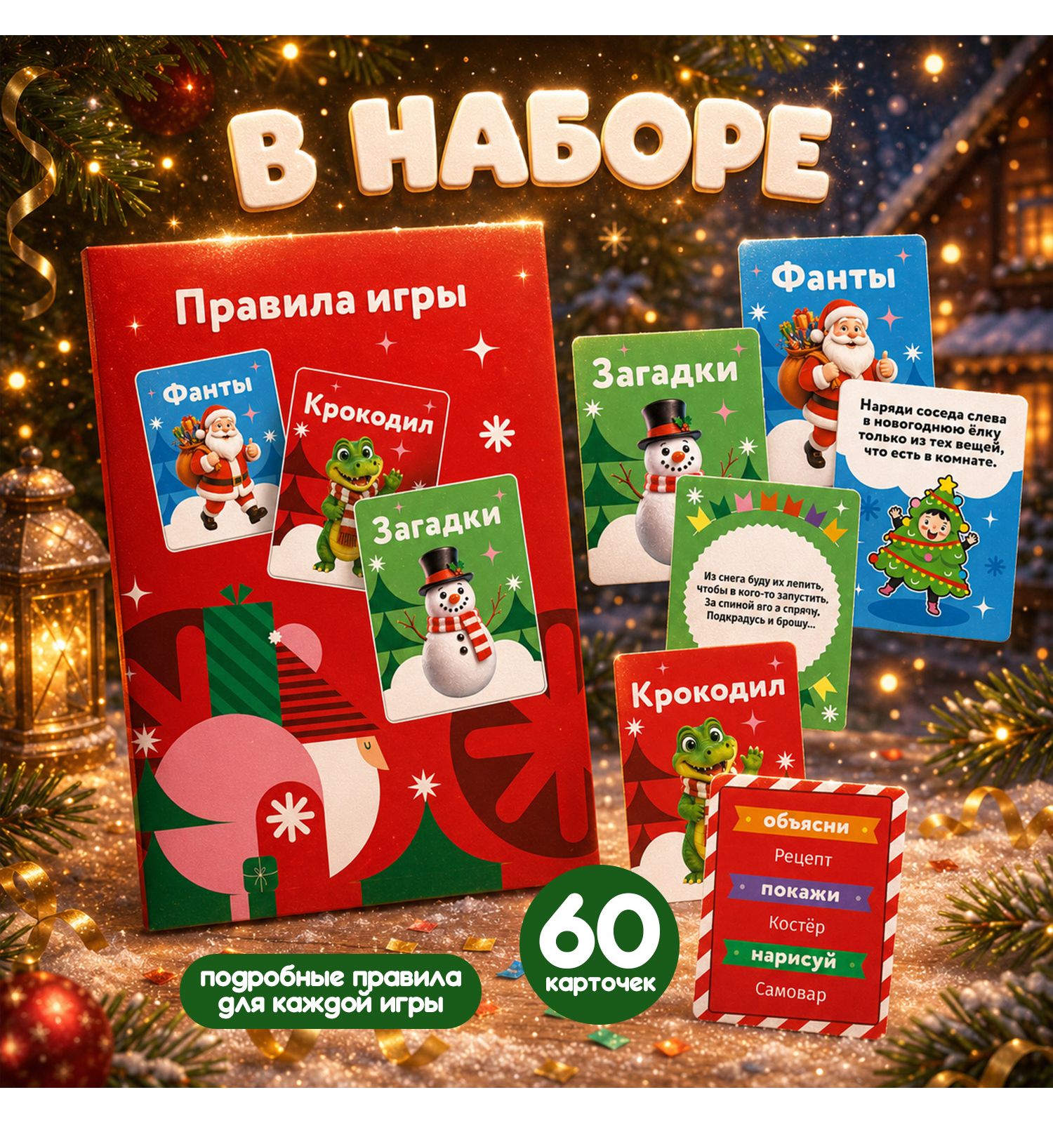 Настольная игра Десятое королевство Новый год 3в1 - фото 5