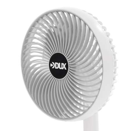 Вентилятор DUX 6 Вт с USB настольный белый
