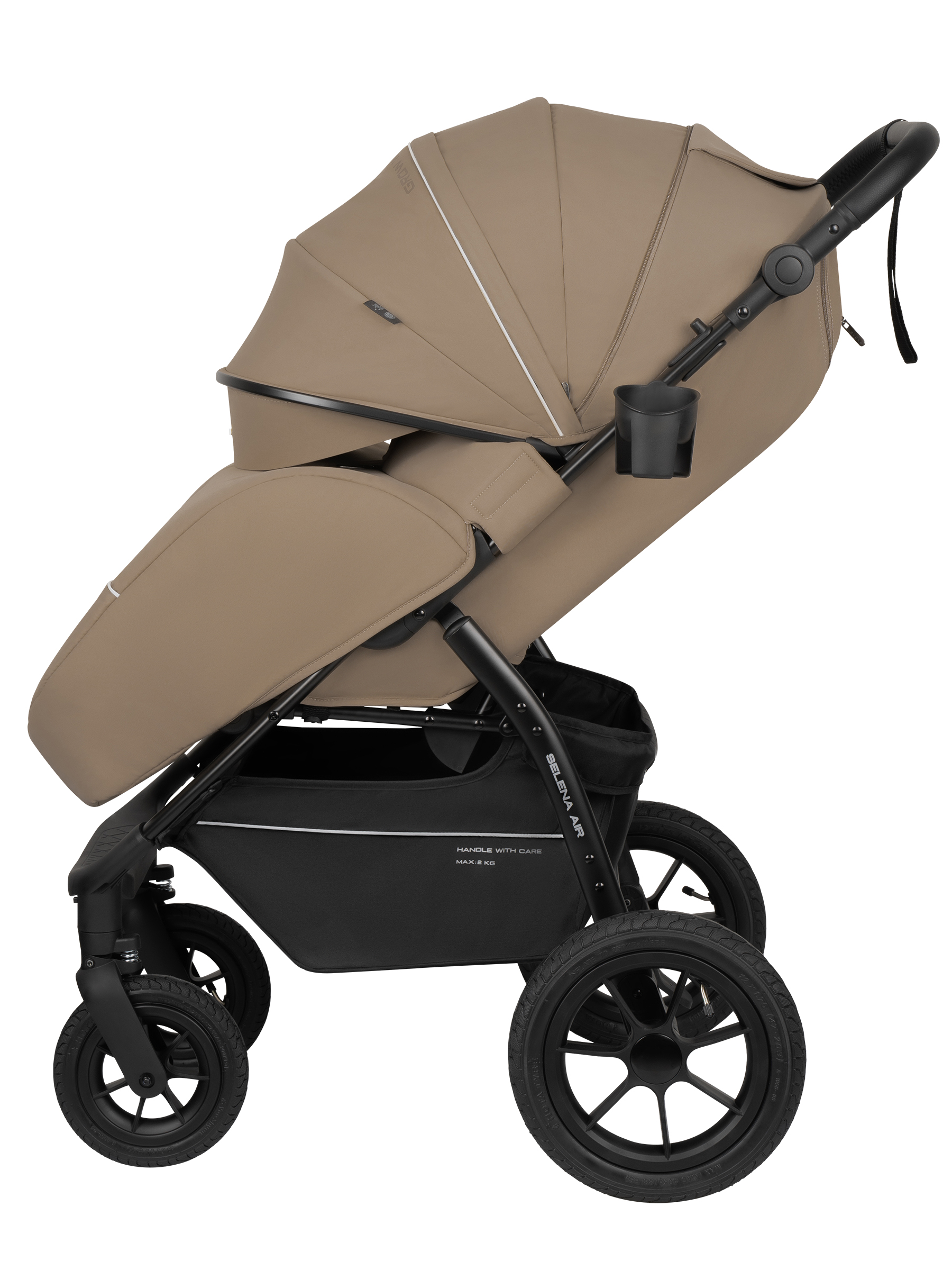 Коляска прогулочная JOVOLA Selena Air new бежевый - фото 9